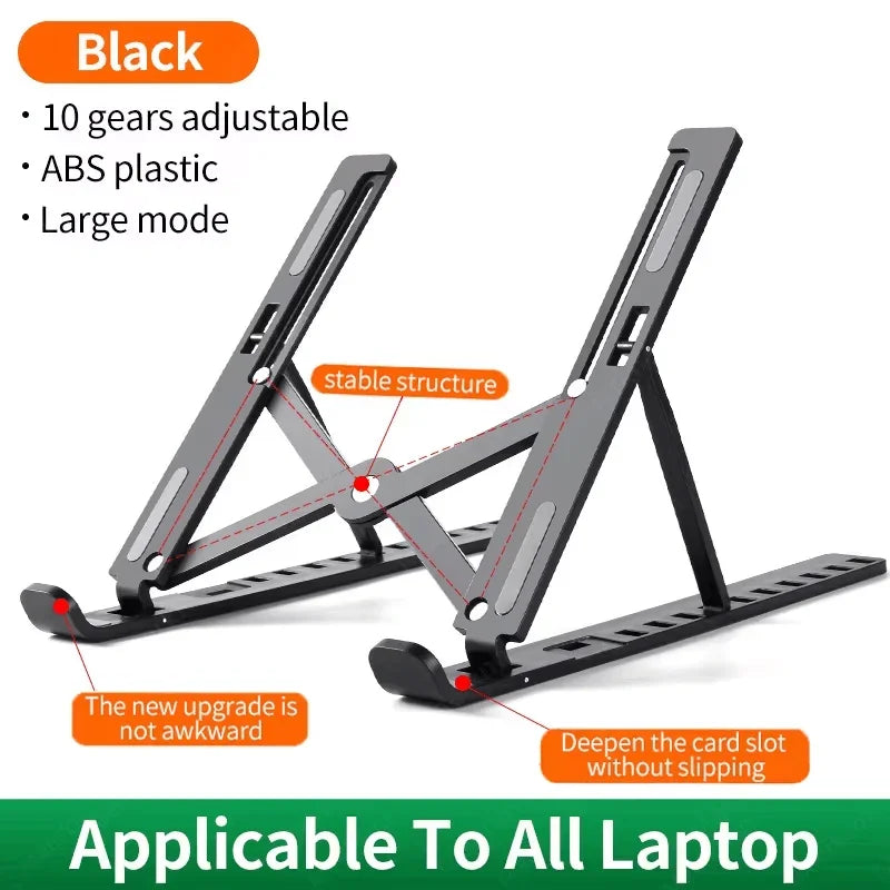 Premium Adjustable Laptop Stand - Foldable & Portable