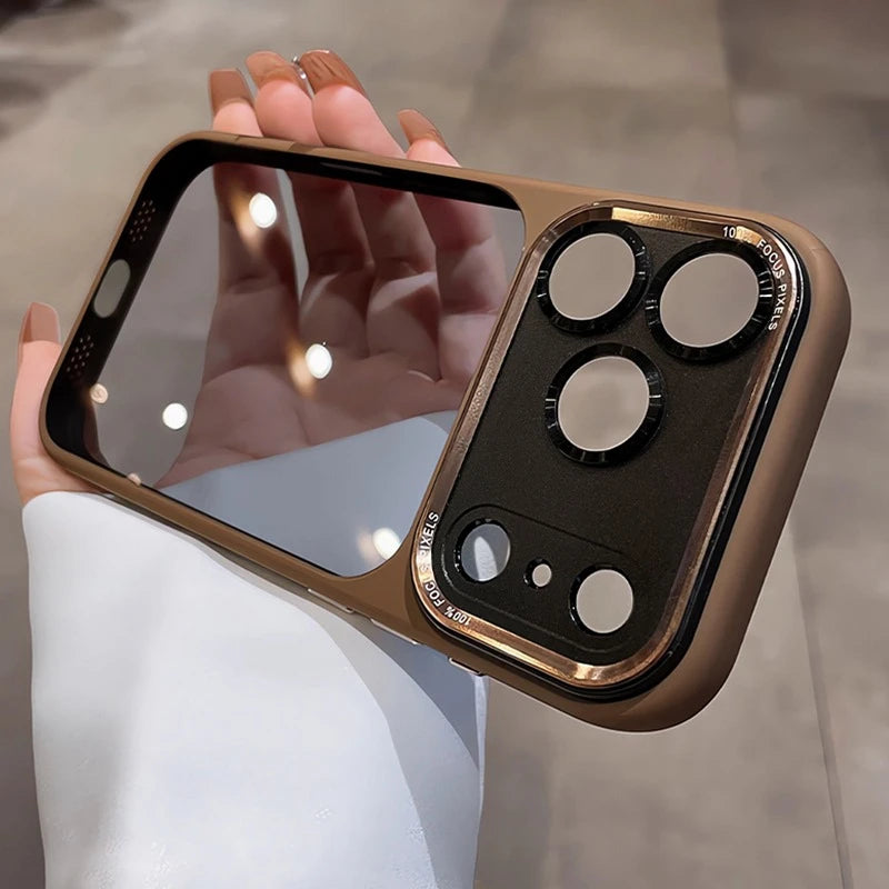 Luxury Transparent Phone Case - Shockproof Clear Bumper Cover