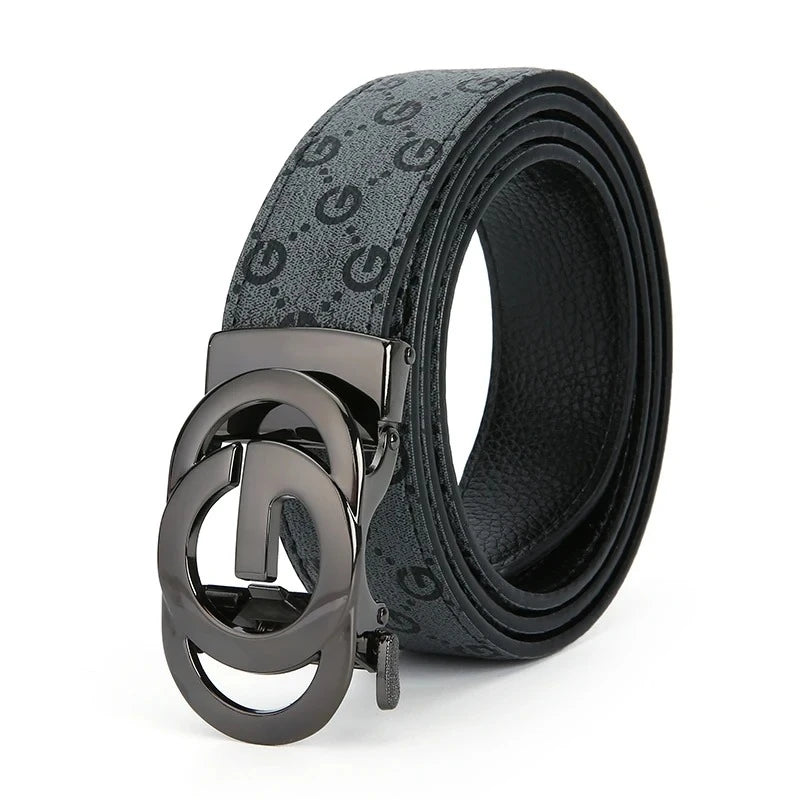 Premium Genuine Leather Men's Belt - Versatile Casual Design