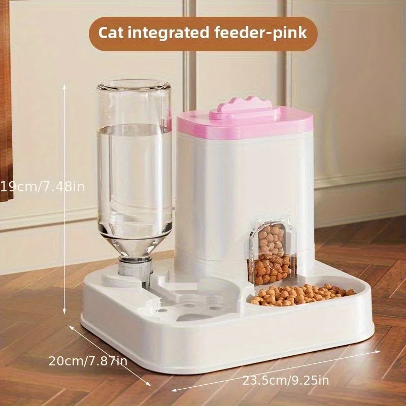 Premium Automatic Pet Feeder & Water Dispenser - Large Capacity