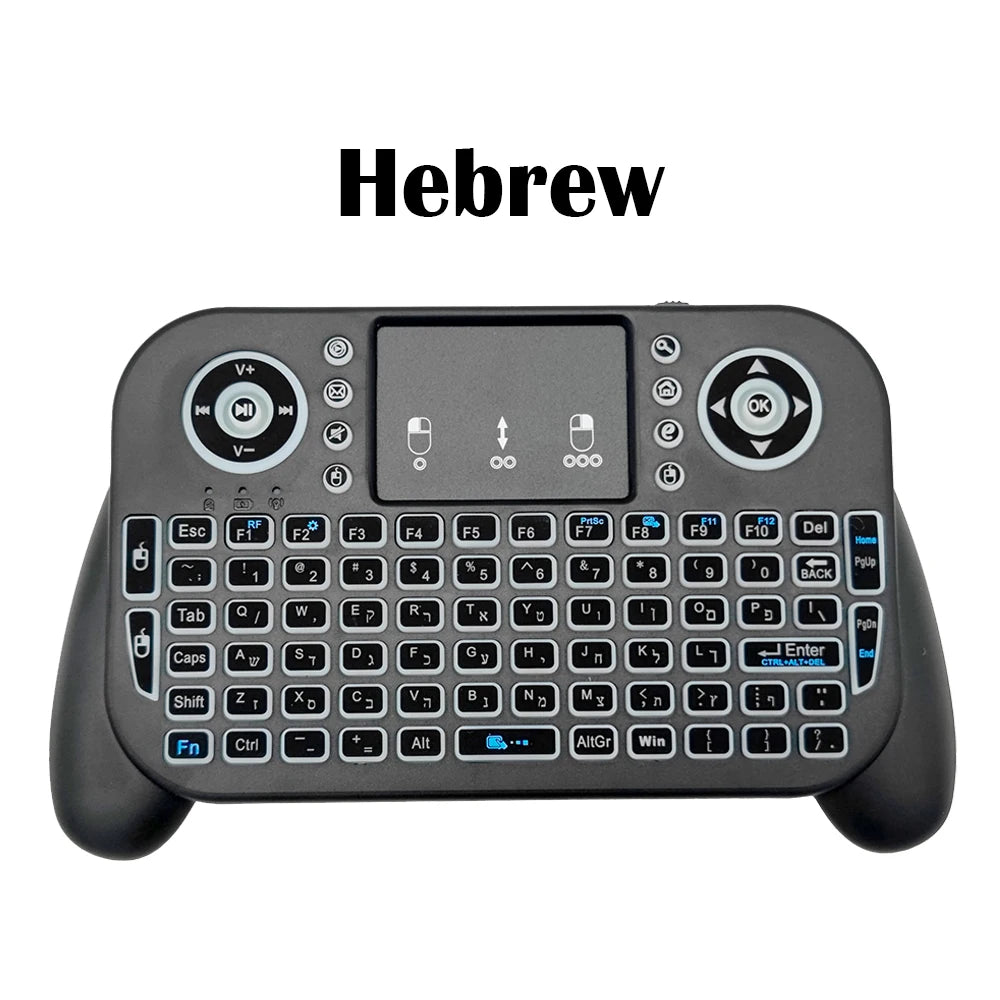 Premium Mini Wireless Keyboard with 7-Color Backlit & Touchpad