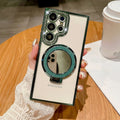 Luxury Magsafe Mirror Case for Samsung Galaxy - Plated Cover