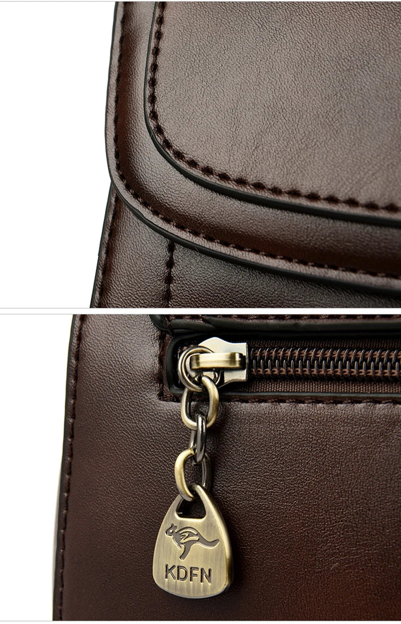 Elegant Leather Shoulder Crossbody Bag - Luxury Designer Style