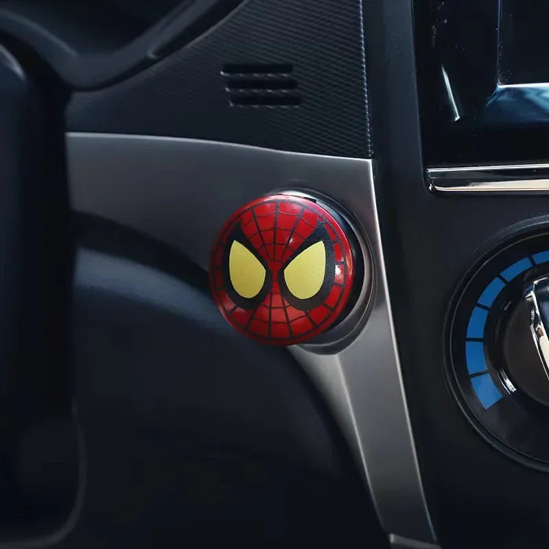 Premium Anime Car Ignition Start Button Cover & Stickers