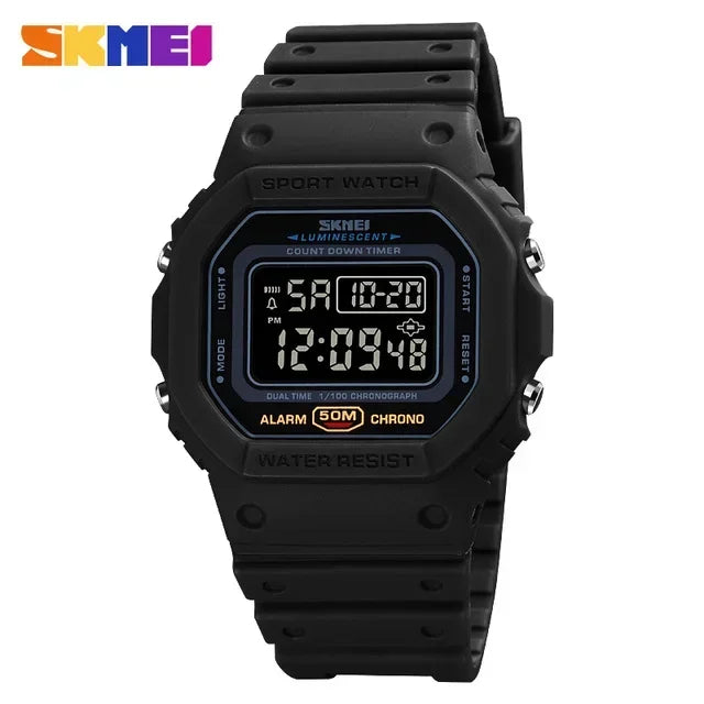 Luxury Digital Sports Watch - Waterproof Military Backlight