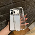 Luxury Glitter Transparent Phone Case - Shockproof Clear Bumper