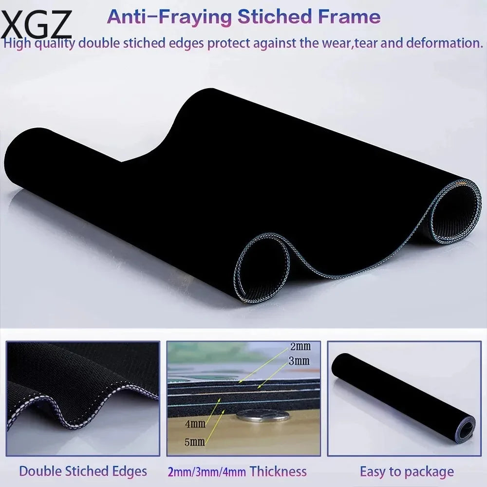 Premium Large Map Mouse Pad - Anti-Slip & Washable