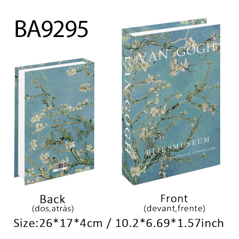 Elegant Luxury Decorative Books - Van Gogh Monet Picasso Series