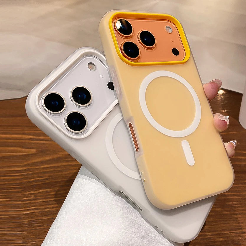 Luxury Magnetic Shockproof iPhone Case - Liquid Silicone