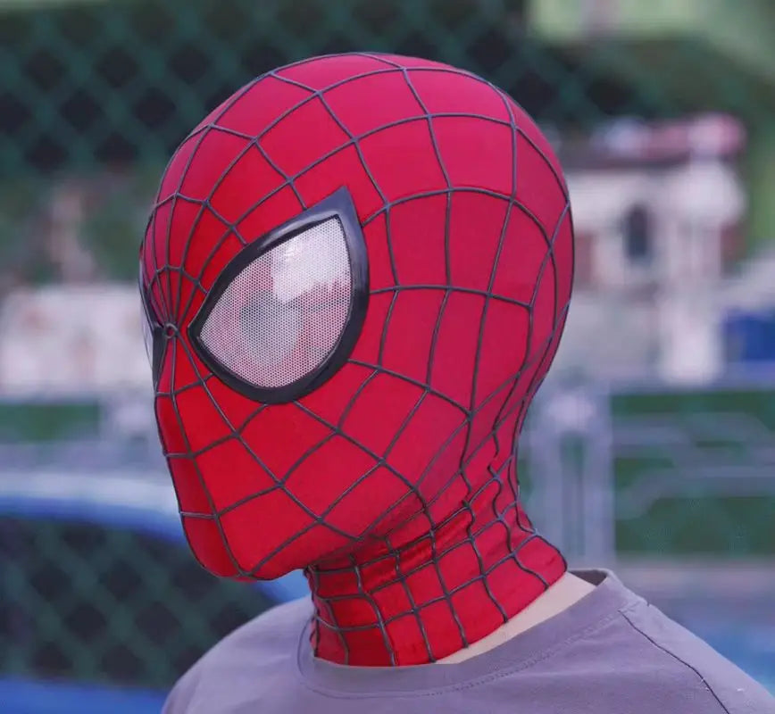 Premium Handcrafted Spider-Man Mask - Garfield Edition Cosplay