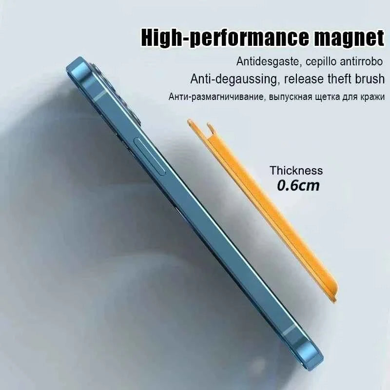 Luxury Magnetic Leather Wallet Case - MagSafe Compatible Cover