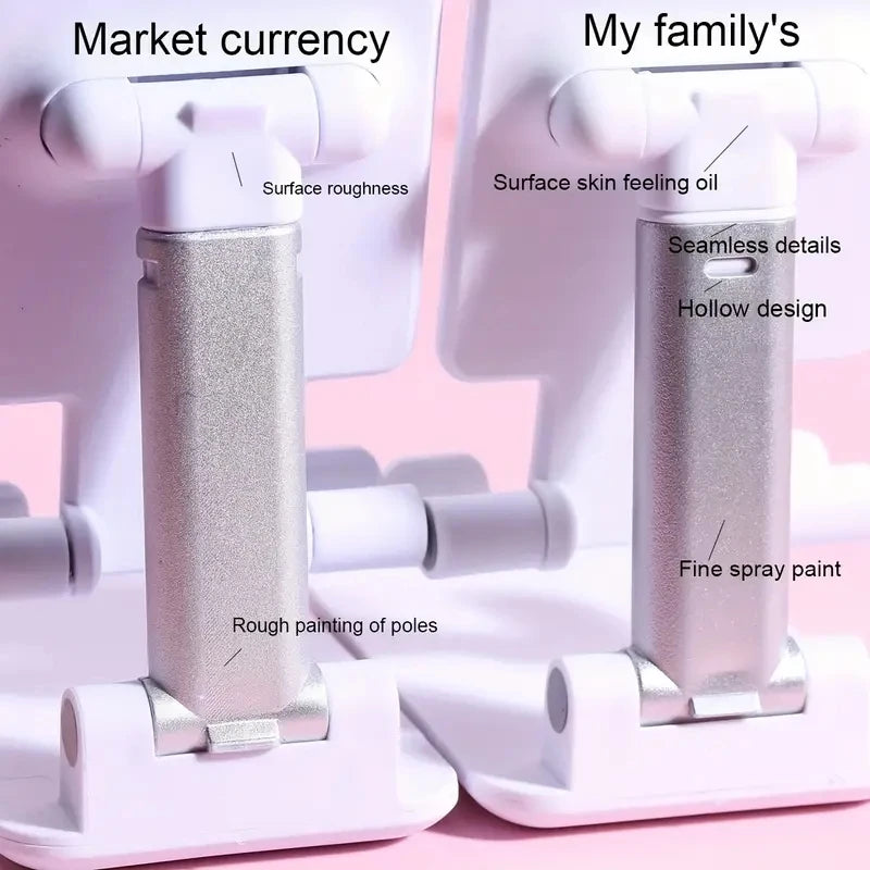Premium Adjustable Phone Stand - Universal Desktop Holder