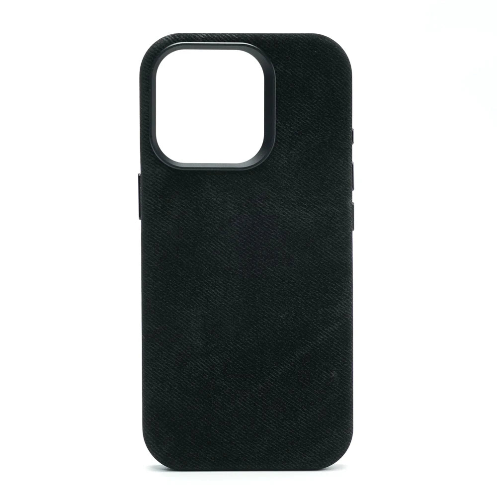 Luxury MagSafe Fiber Leather Shockproof Case - Premium Magnetic Cover