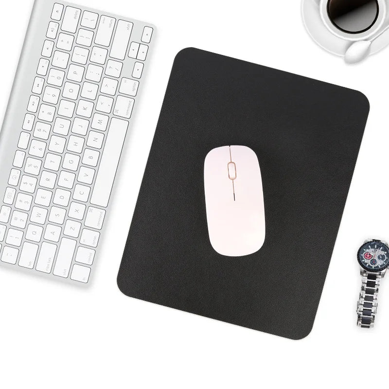 Premium Leather Mouse Pad - Non-Slip & Waterproof