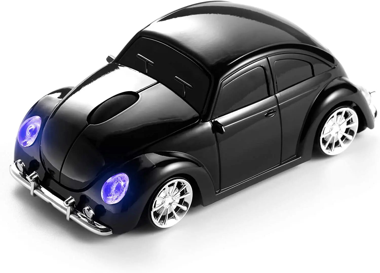 Premium Wireless Car Mouse with LED Headlights & 1600 DPI