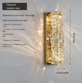 Premium Luxury Crystal Wall Lamp - Modern LED Sconce