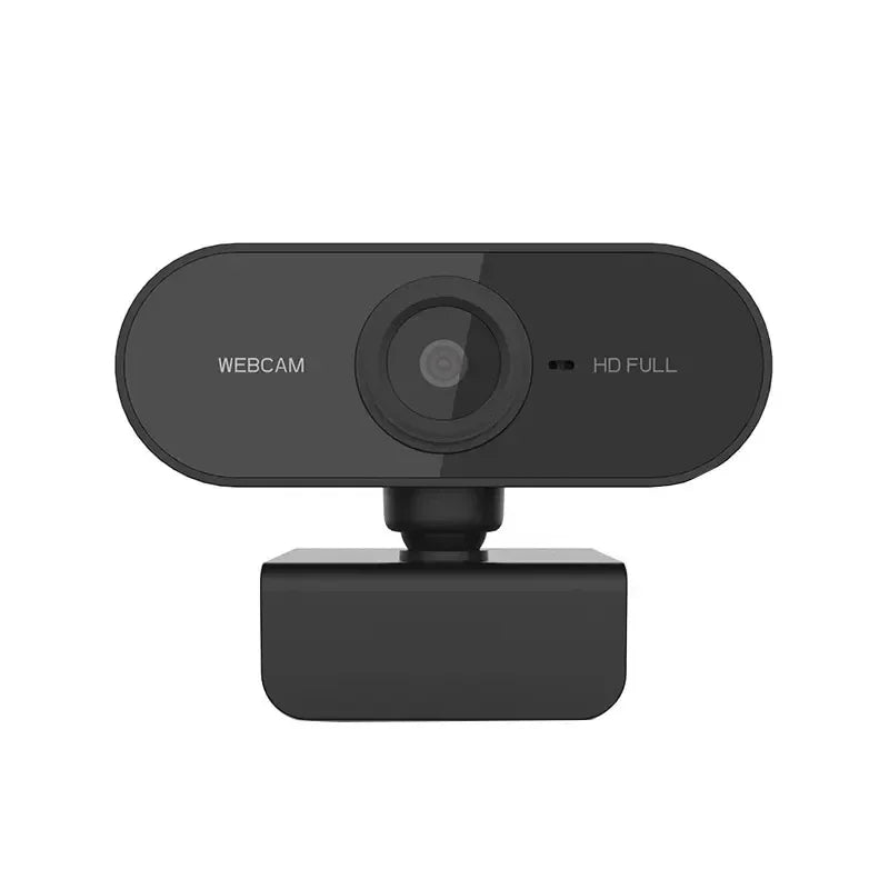 Professional USB Webcam - 360° Rotatable PC Camera with Mic