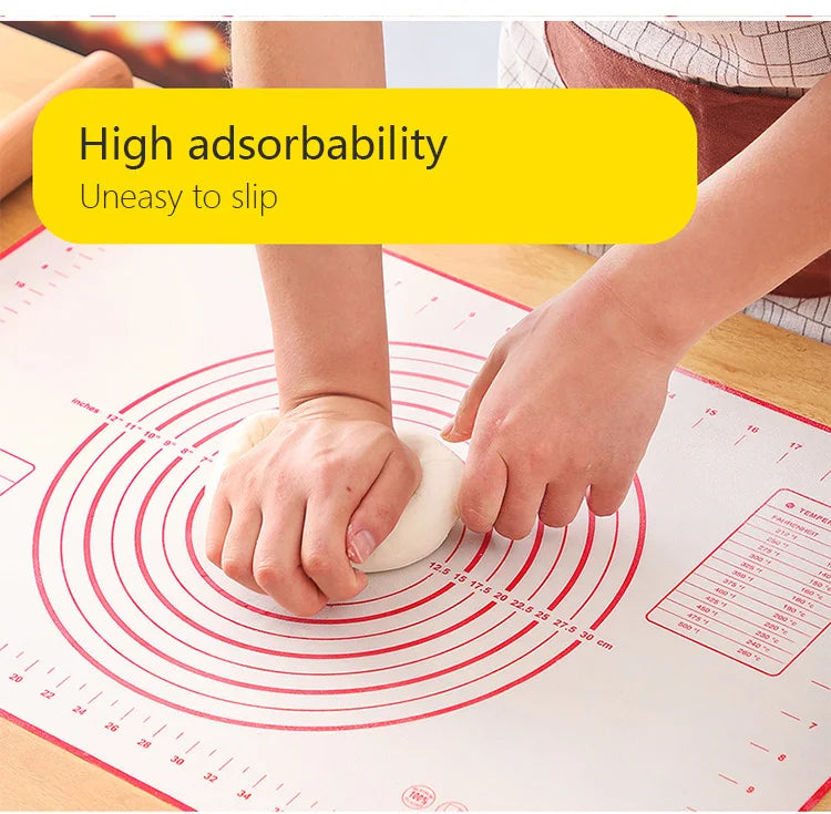 Professional Silicone Baking Mat - Non-Stick Dough Pad