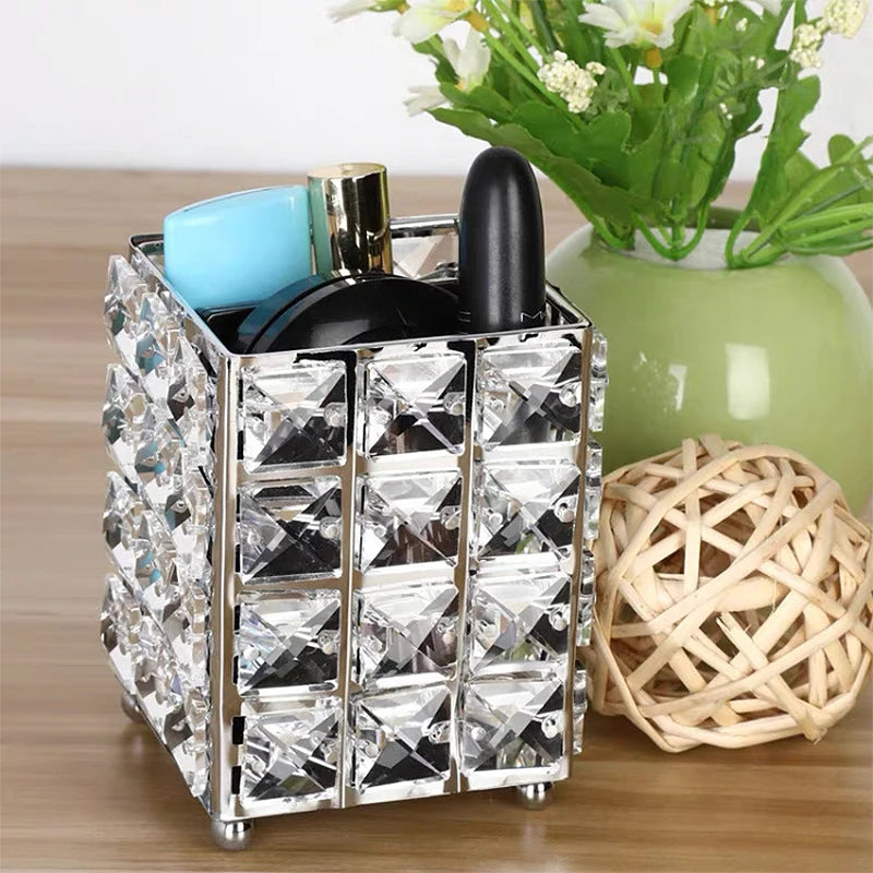 Elegant Luxury Crystal Tissue Box for Tabletop Decor