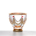 Elegant Luxury Crystal Shot Glass - Hand-Painted 10ml