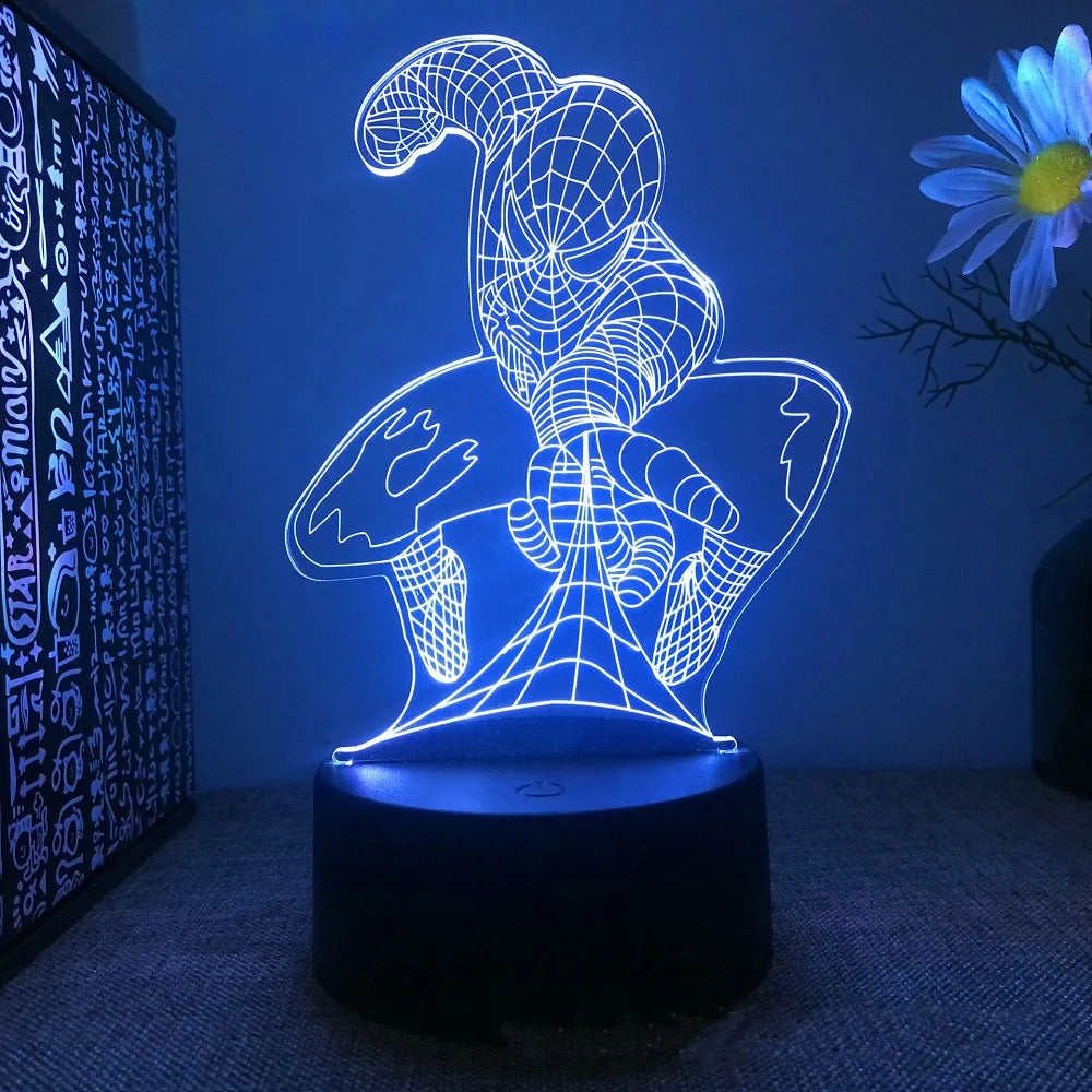 Marvel Iron Man 3D Acrylic Night Light - 16 Colors Remote