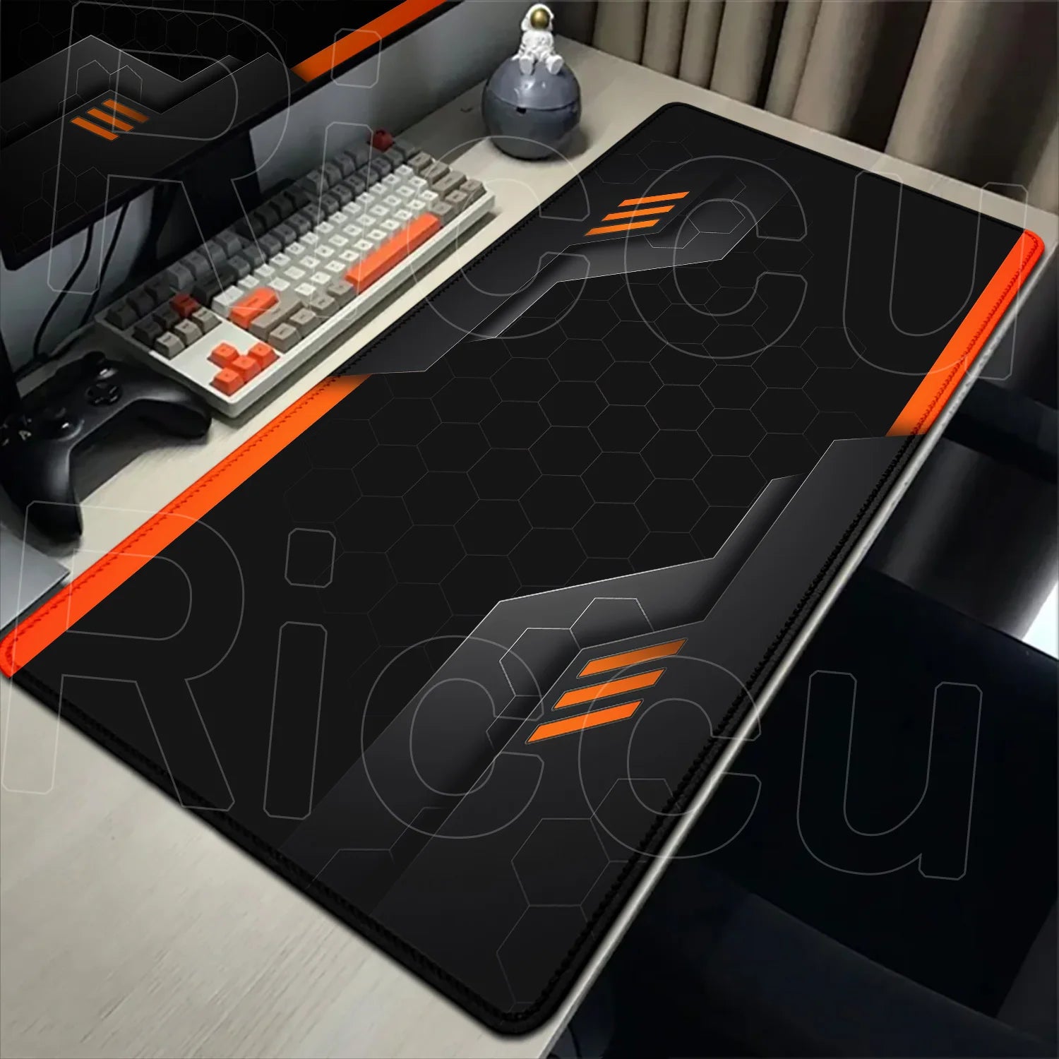 Premium HD Sci-Fi Gaming Mouse Pad - large desk mat with futuristic artwork