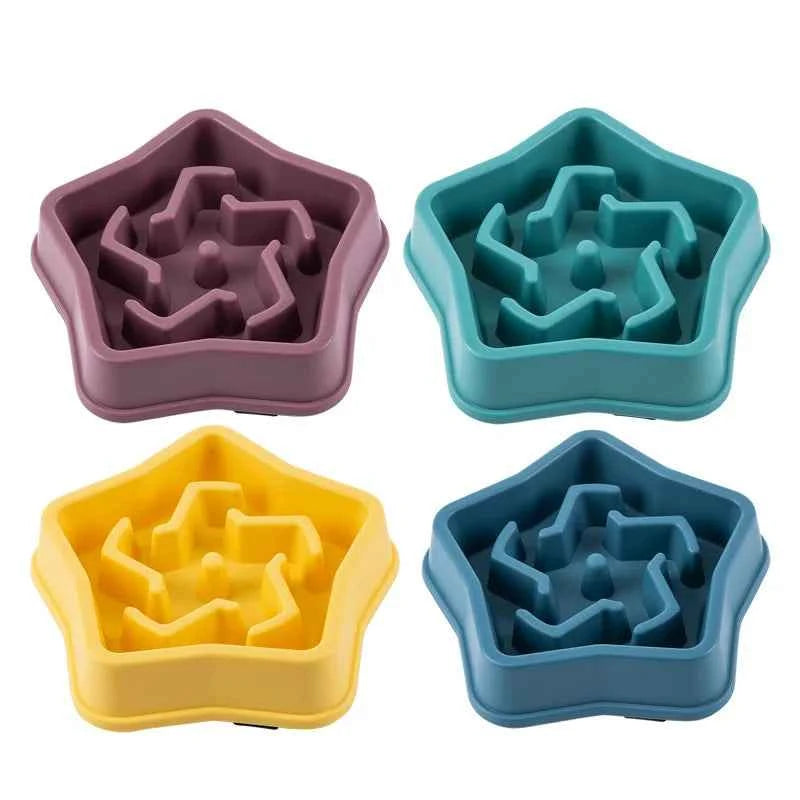 Premium Pet Slow Feeder Bowl - Healthy Eating Solution
