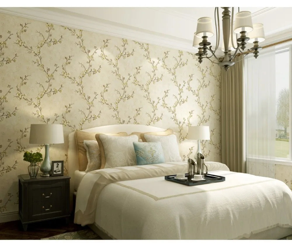 Elegant 3D Flower Wall Stickers - Self-Adhesive Decor