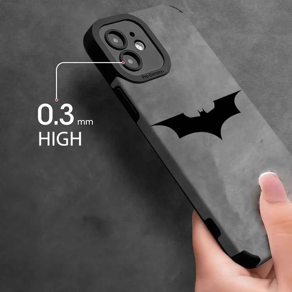 Luxury Leather Lambskin Phone Case - Shockproof Protection