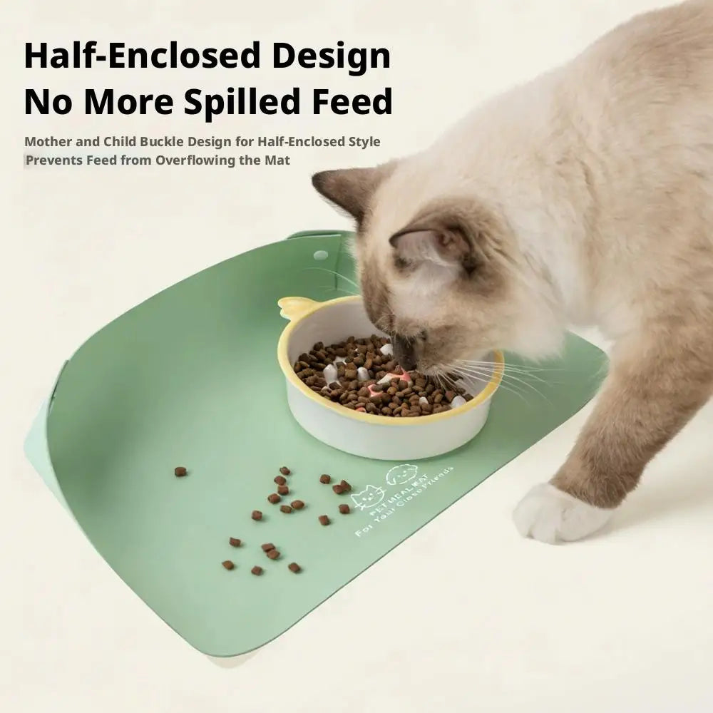 Premium Waterproof Pet Feeding Mat - Anti-Spill & Non-Slip