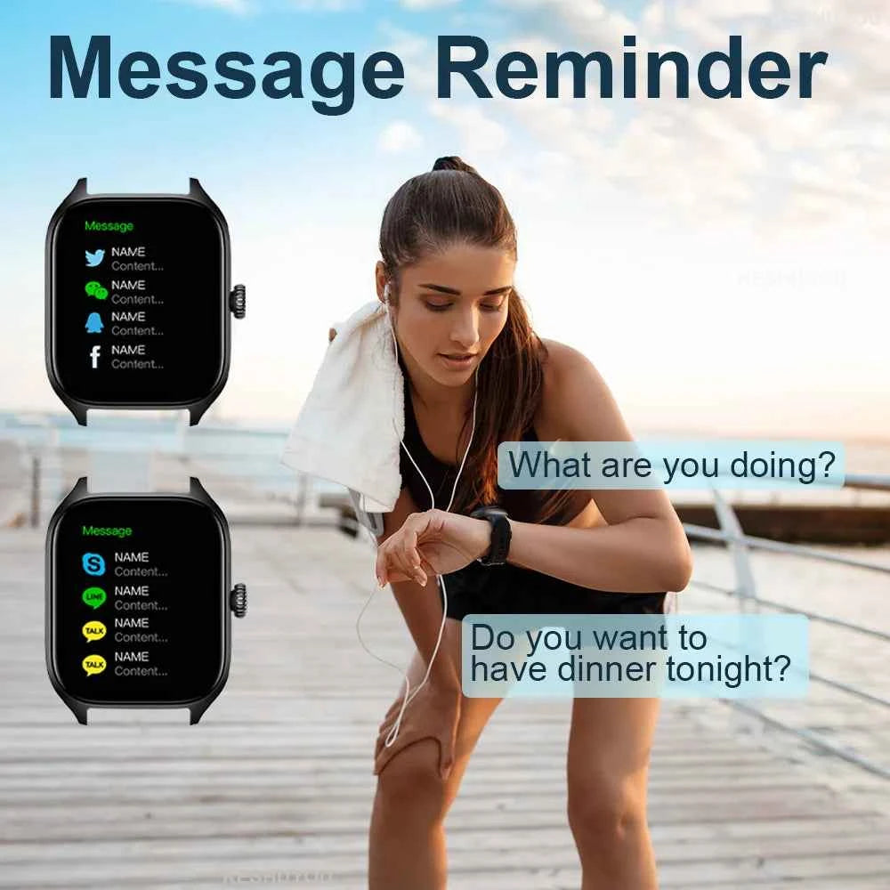 Smart Watch with 2.01 Inch HD Display & Bluetooth Calling