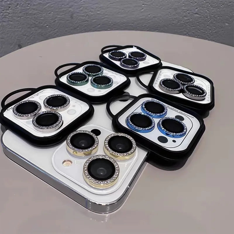 Luxury Diamond Camera Protector for iPhone - Glitter Lens Cap