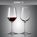 Elegant European Red Wine Glasses - Luxurious Decanter Set