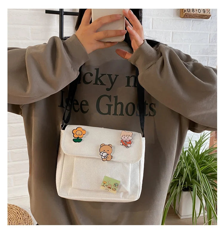 Premium Japanese Harajuku Bag - Versatile Student Crossbody