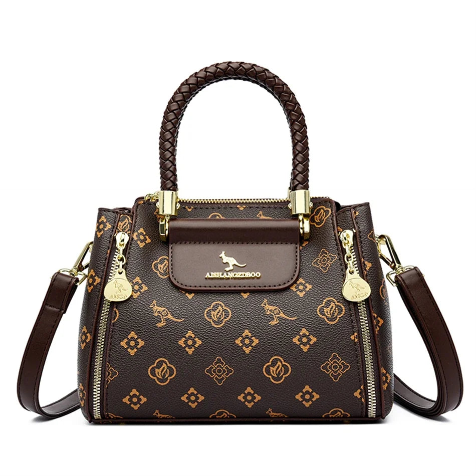 Elegant Designer Crossbody Bag - Premium Soft Leather
