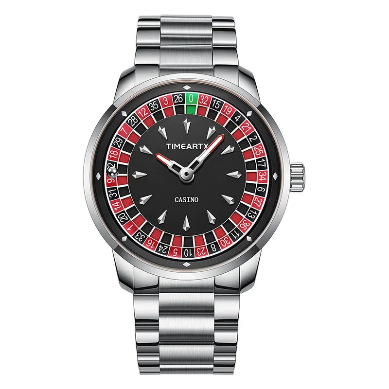 Luxury Poker Game Wristwatch - European Roulette Dial