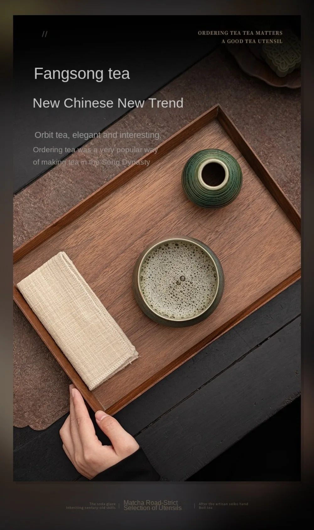 Premium Ceramic Matcha Bowl - Smooth Large Capacity