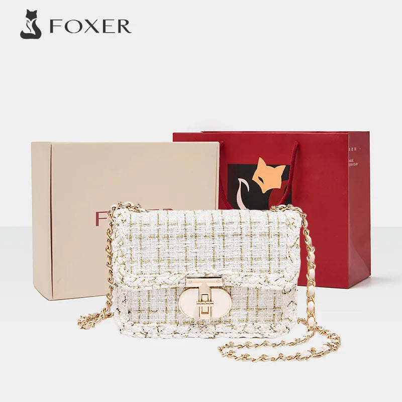 Elegant Chain Shoulder Bag - Sequined Embellishments