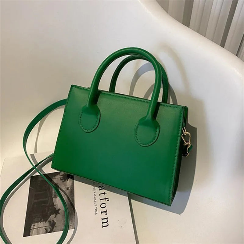 Elegant Mini Crossbody Bag - Chic Top Handle Purse
