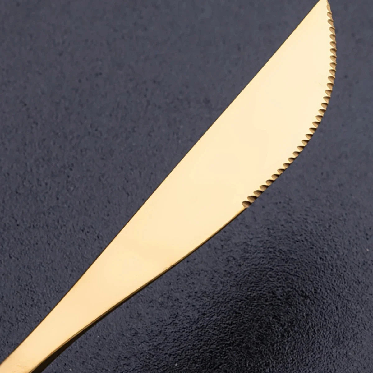 Elegant Gold Stainless Steel Flatware Set - 24 Piece