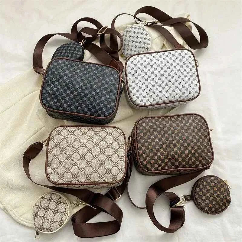 Elegant Vintage Leather Handbag - Soft PU Shoulder Tote