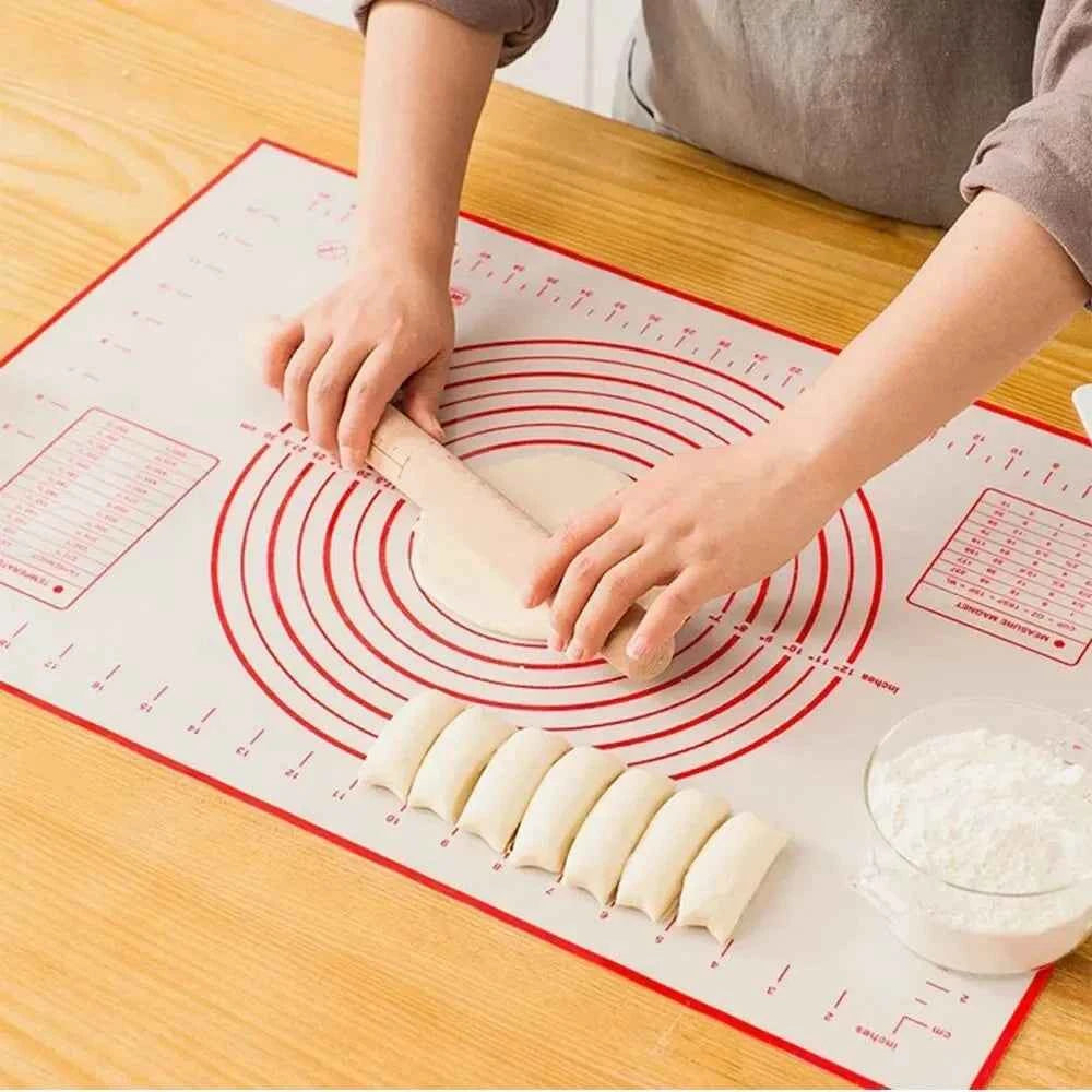 Professional Silicone Baking Mat - Non-Stick Dough Pad
