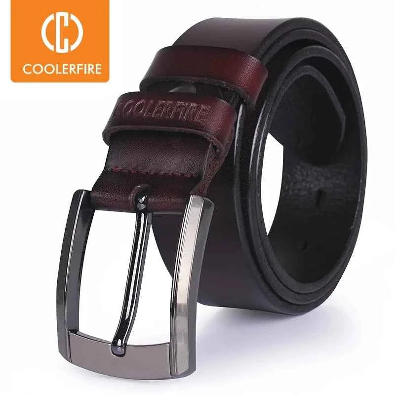 Luxury Genuine Leather Belt - Premium Cowskin Fashion Strap