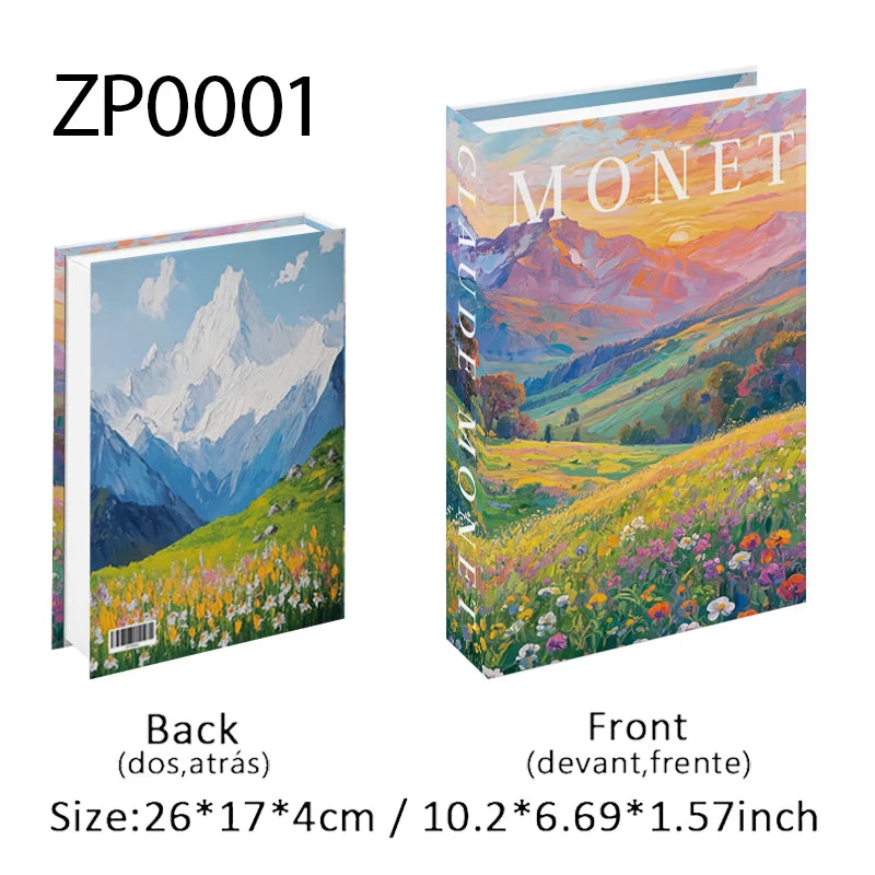 Elegant Luxury Decorative Books - Van Gogh Monet Picasso Series