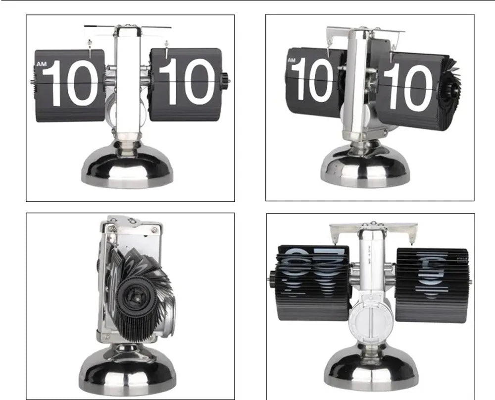 Elegant Automatic Flipping Clock - Modern Home Decor