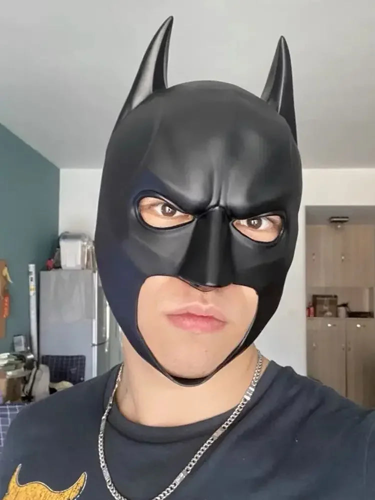 Premium Dark Knight Mask - Realistic Bruce Wayne Helmet