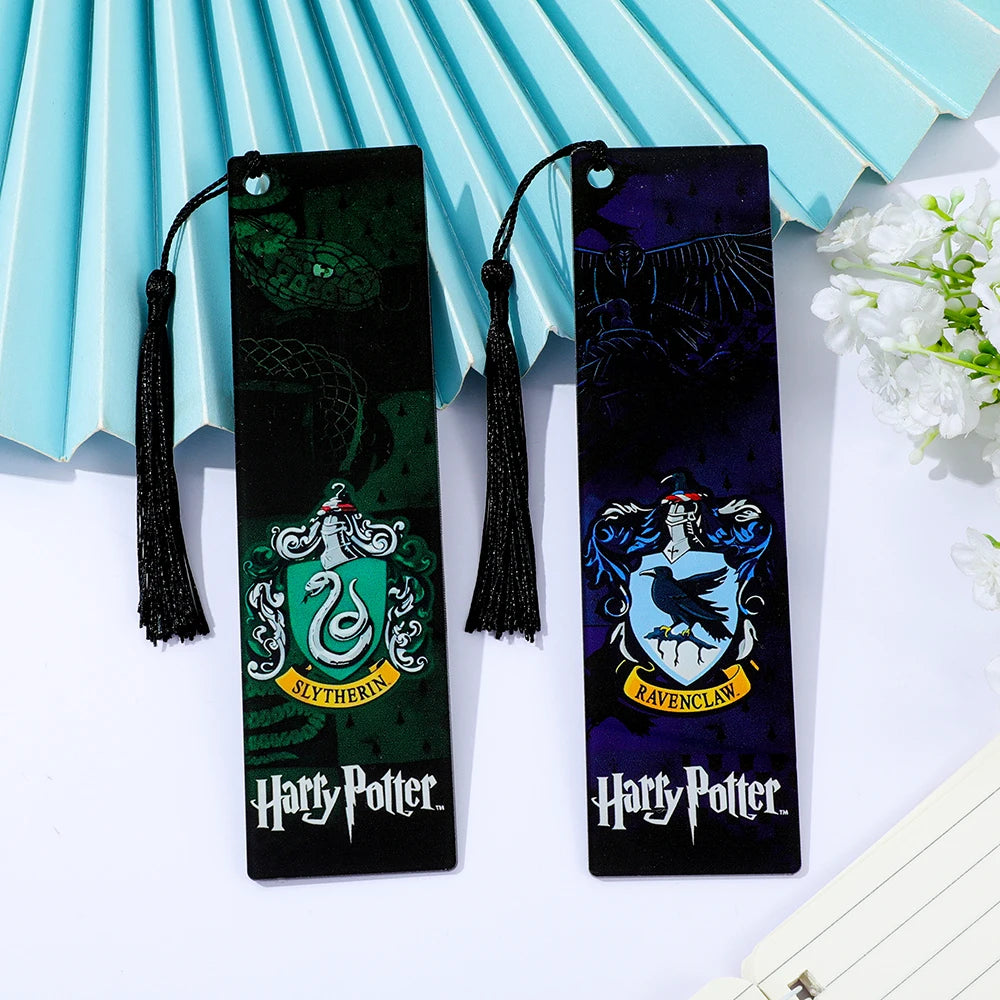 Harry Potter Deathly Hallows Bookmark - Premium Black & White Page Marker