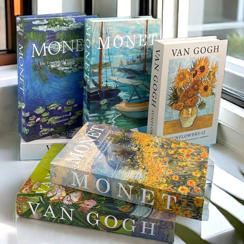 Luxury Decorative Books - Abstract art series faux books for coffee table decor