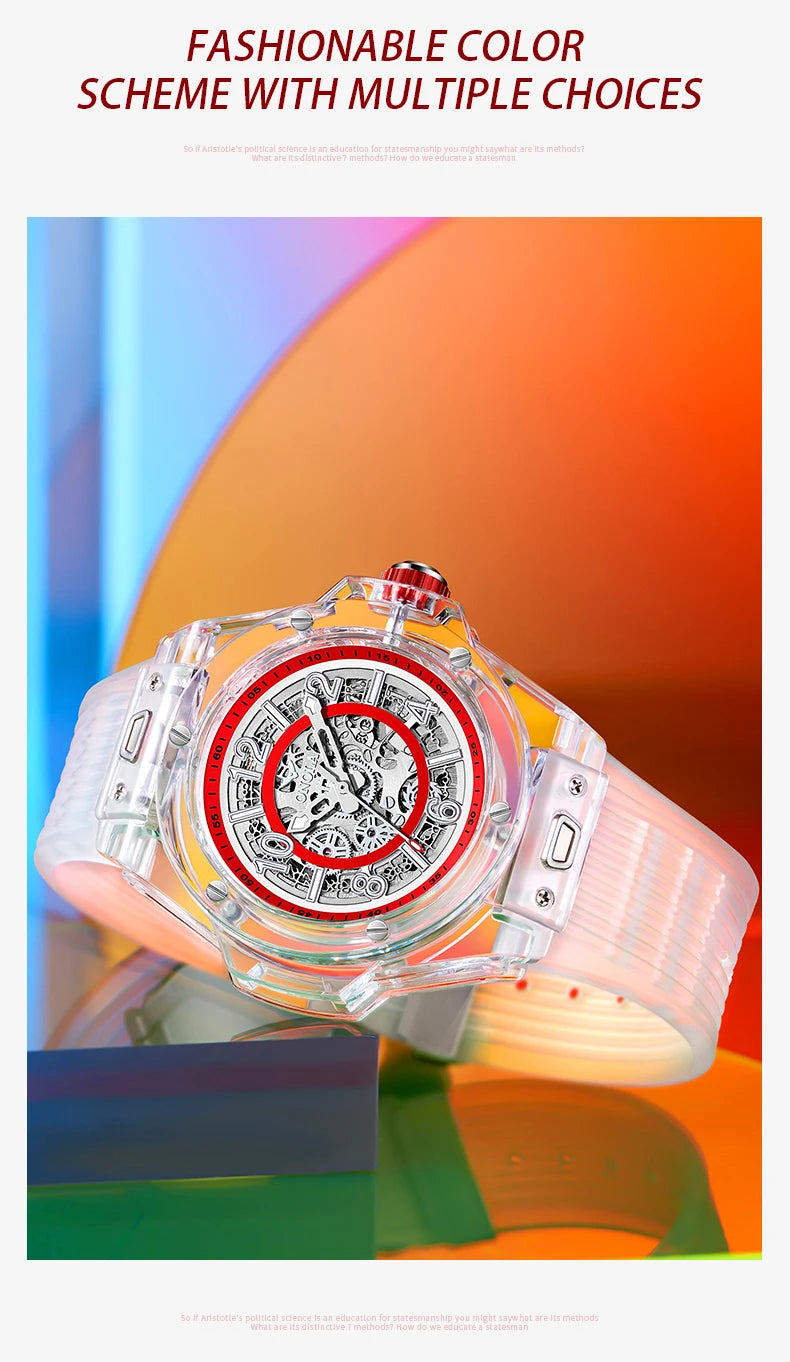 Premium Men's Automatic Luxury Watch - Waterproof & Fashionable