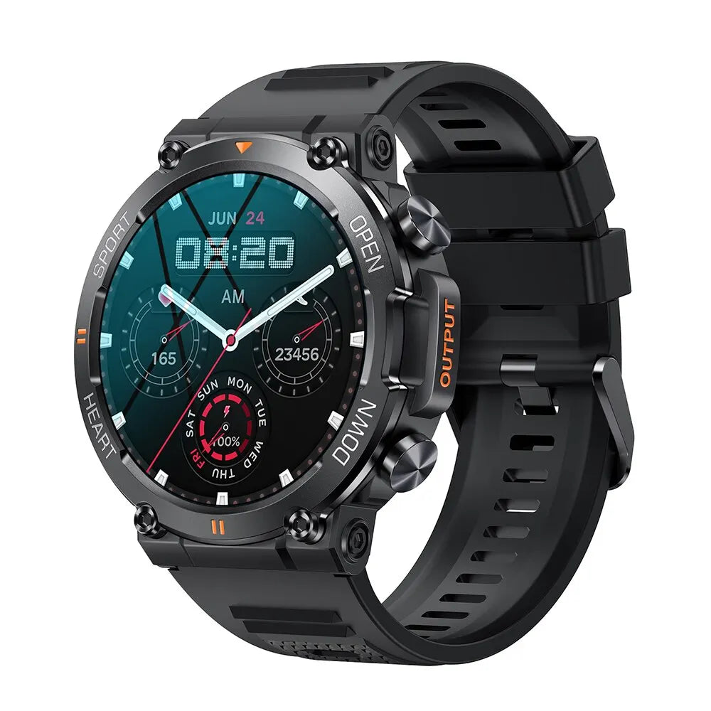 Premium Men's Smart Watch - HD Bluetooth Call Fitness Tracker